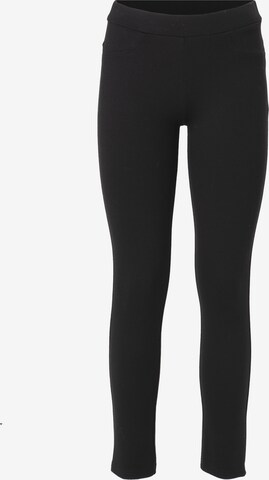 Influencer Skinny Trousers in Black: front