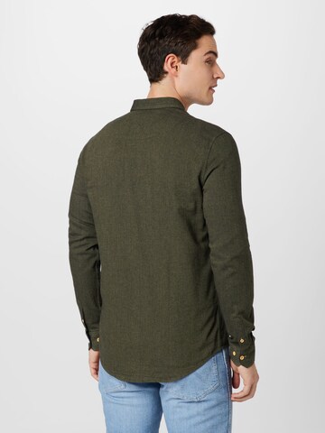 Kronstadt Regular fit Button Up Shirt 'Johan Diego' in Green