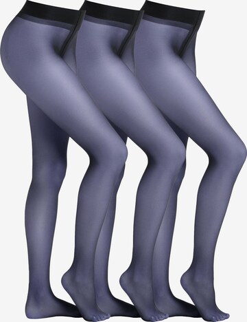 camano Tights in Blue: front