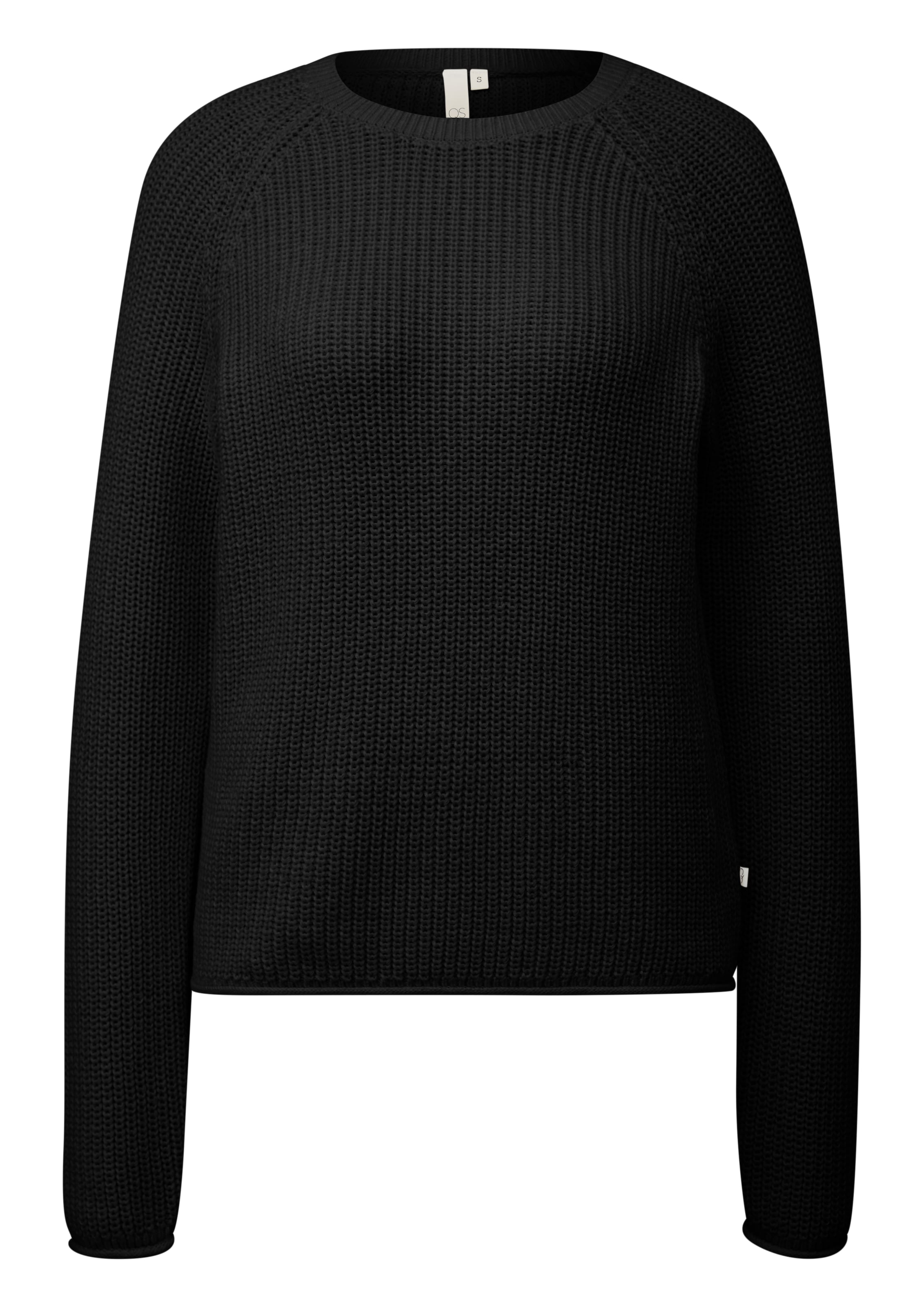 QS Sweater in Black: front