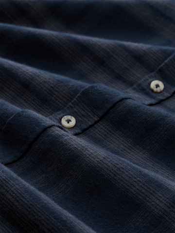 Coupe regular Chemise TOM TAILOR en bleu