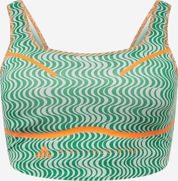 ADIDAS BY STELLA MCCARTNEY Sports Top 'Truepurpose Printed ' in Green: front