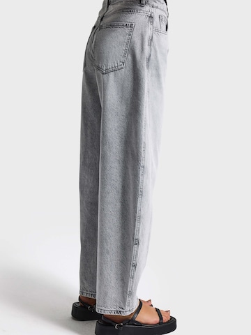 IT'S BASIC Vat Jeans 'BARREL BALLOON MID RISE JEANS' in Grijs