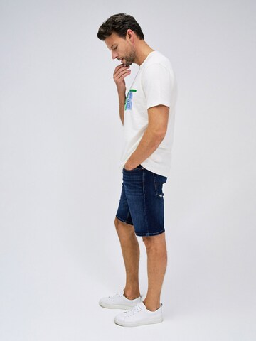 T-Shirt Salsa Jeans en blanc