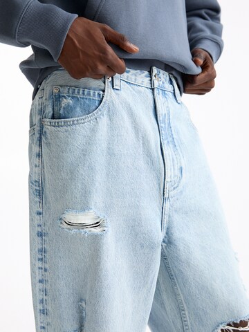 Loosefit Jean Pull&Bear en bleu