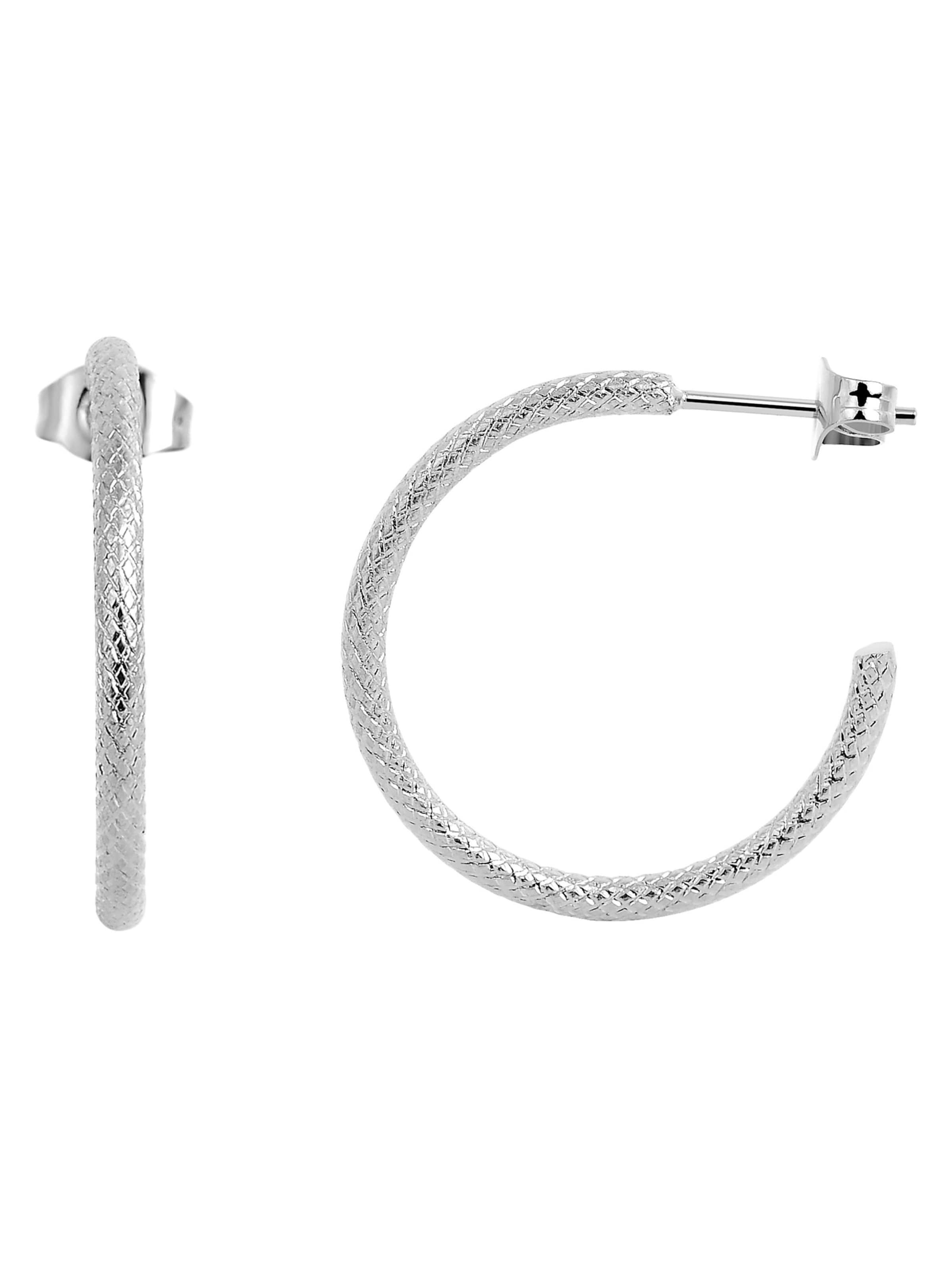 Akzent Earrings 'Danita, langlebig' in Silver: front