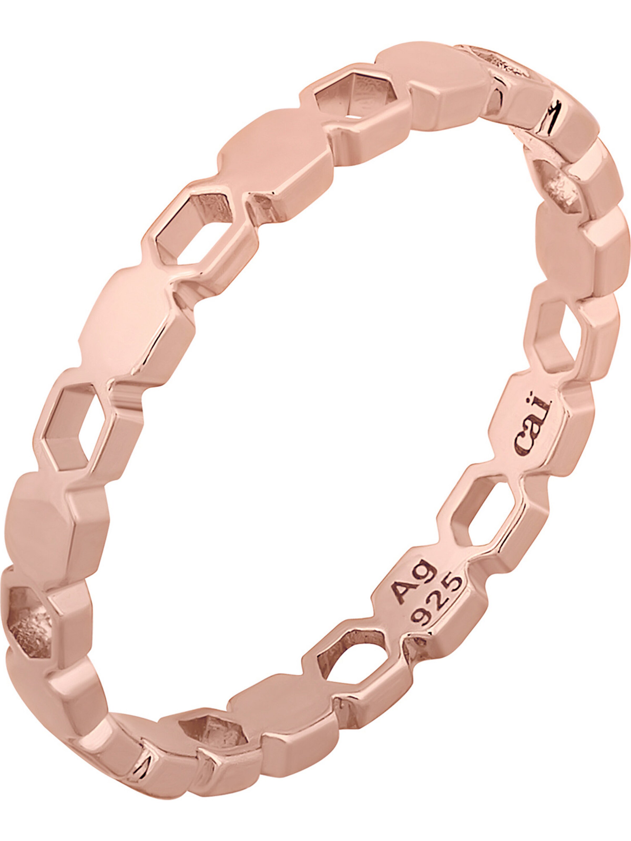 caï Ring in Gold: Vorderseite