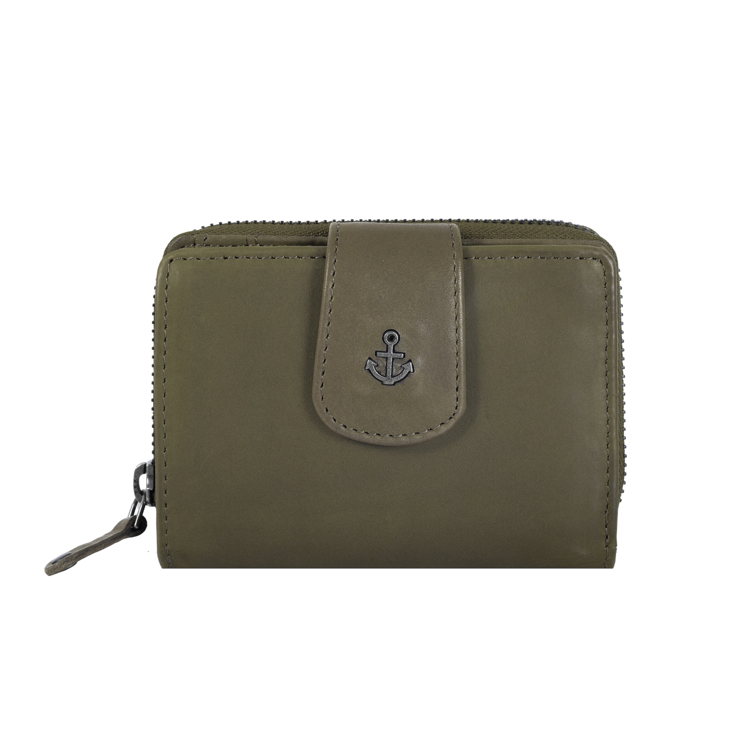 Harbour 2nd Wallet in Green: front
