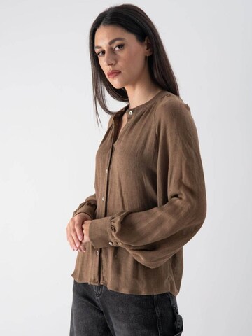 MND Bluse‌‌‌‌ in Braun: Vorderseite