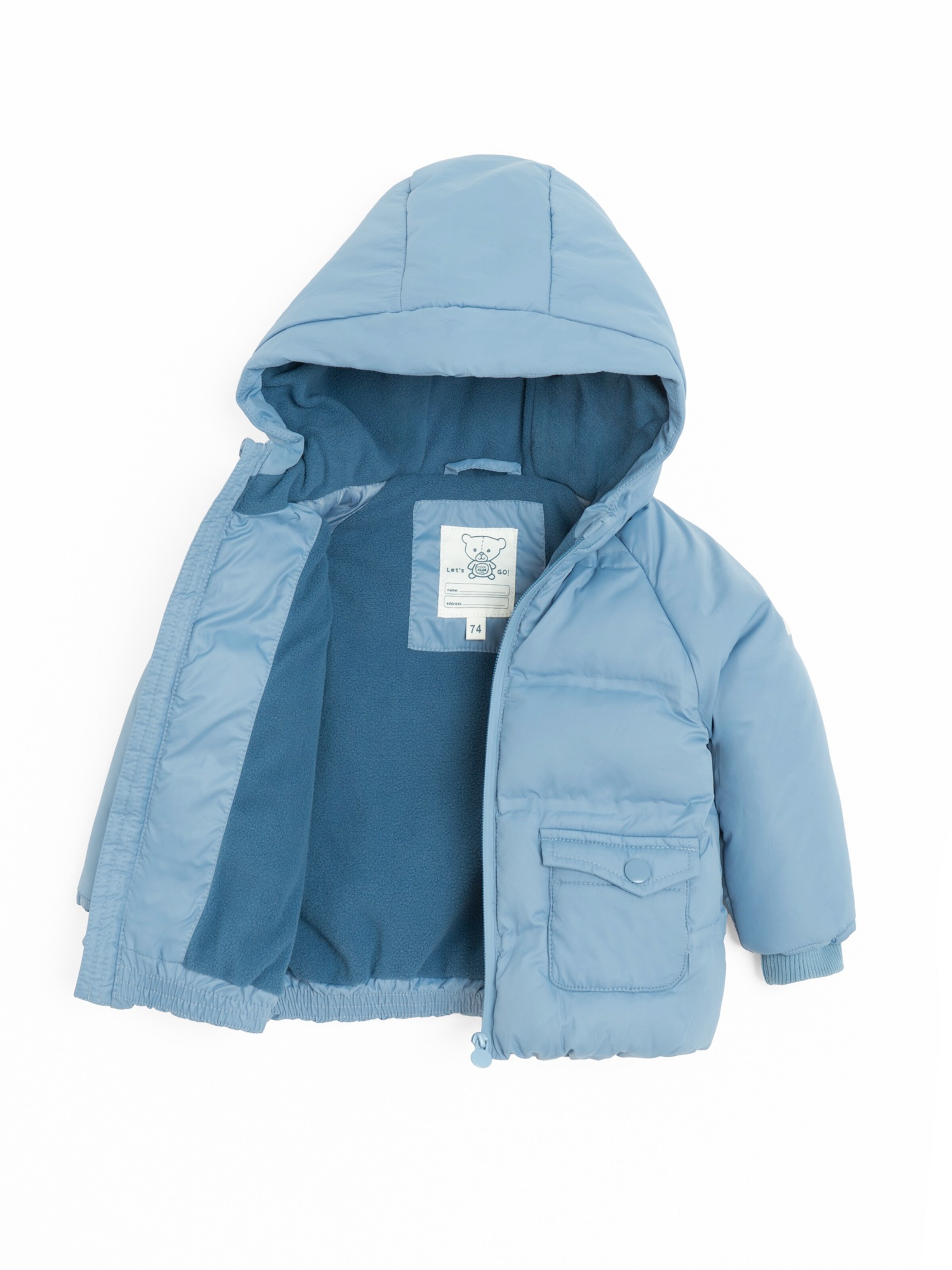 Geacă de iarnă de la Cool Club pe albastru: față