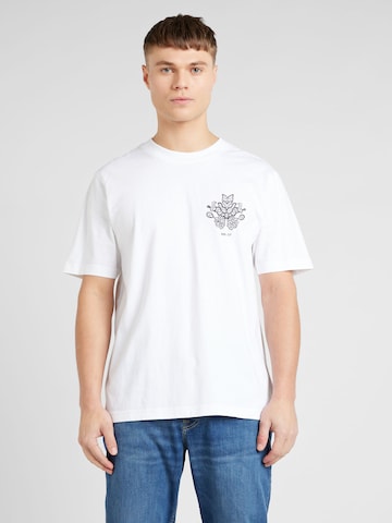 NN07 T-shirt 'Adam' i vit: framsida