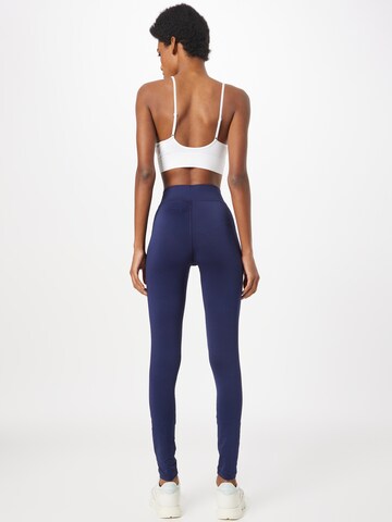 Hummel Skinny Sporthose in Blau