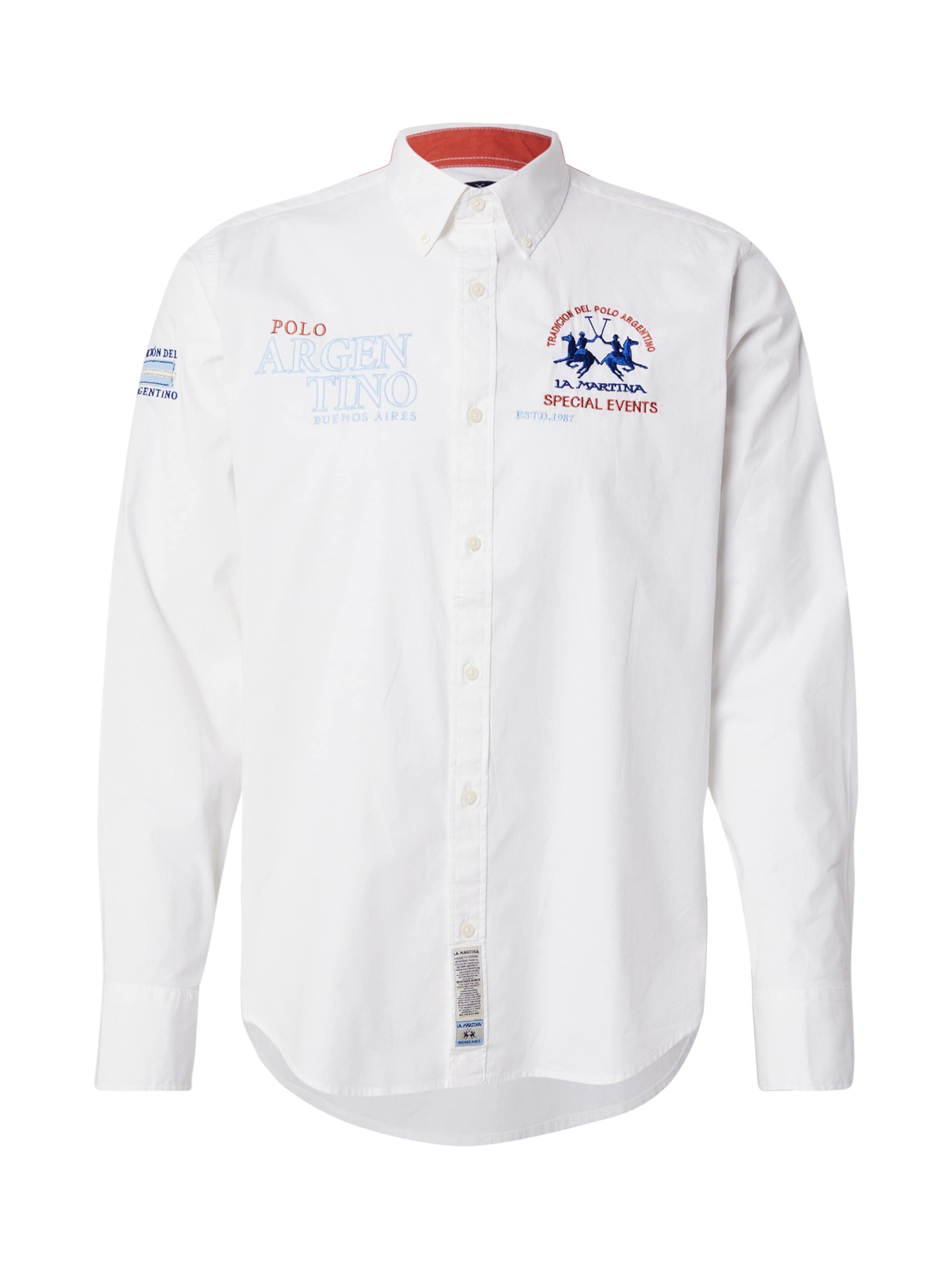 La Martina - Ajuste regular Camisa en blanco: frente