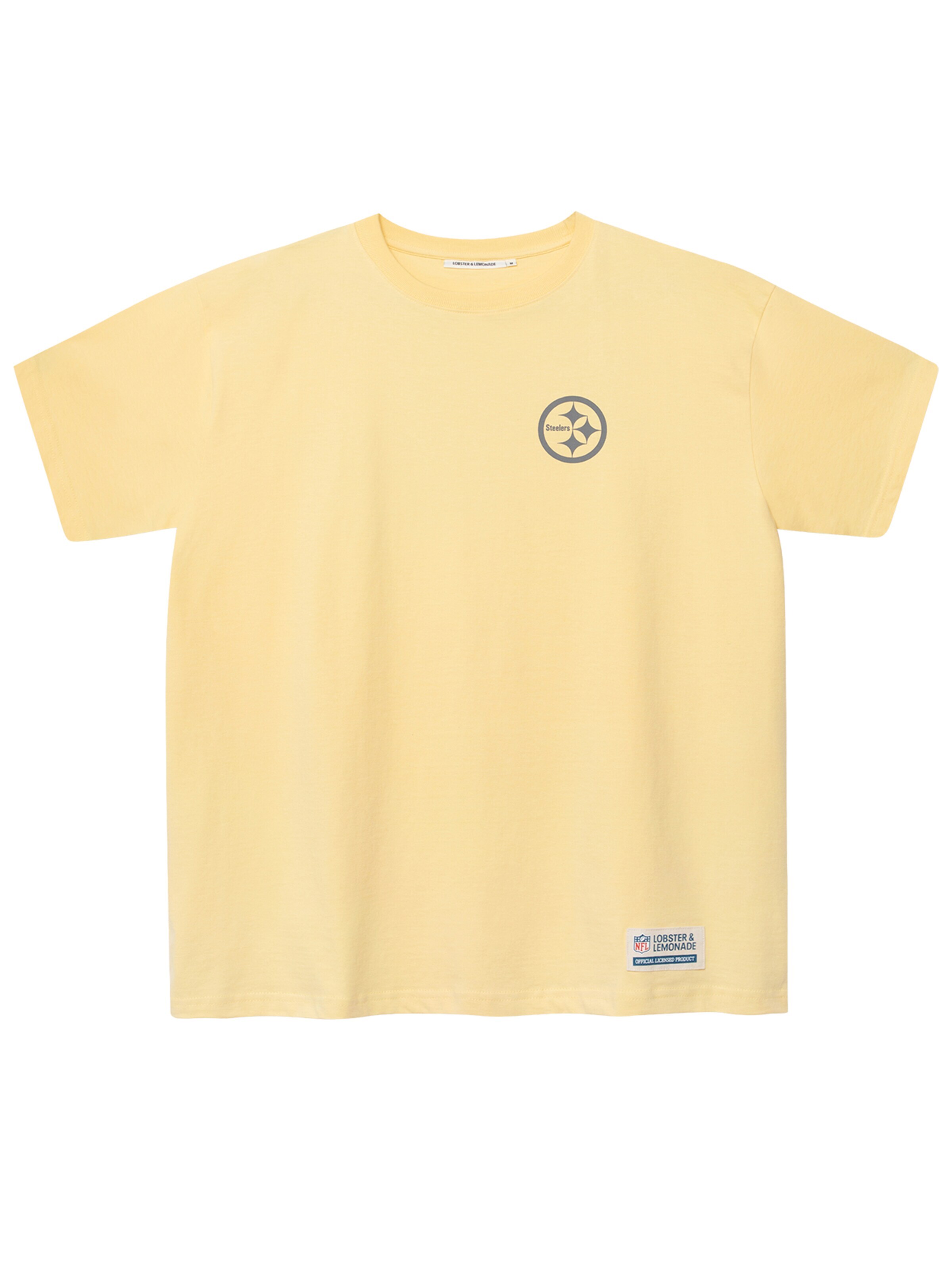Lobster & Lemonade Shirt 'L&L – NFL Classics Steelers – ’89 Band T-Shirt yellow'‌‌‌‌‌ in Gelb: Vorderseite