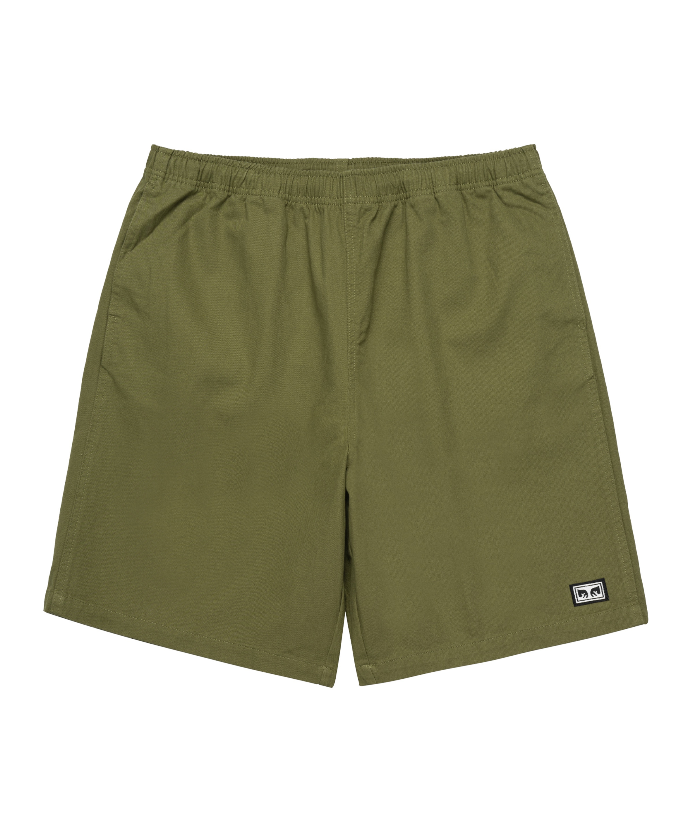 Obey Loosefit Shorts in Grün: Vorderseite