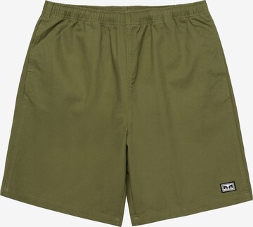 Obey Loose fit Workout Pants in Green: front