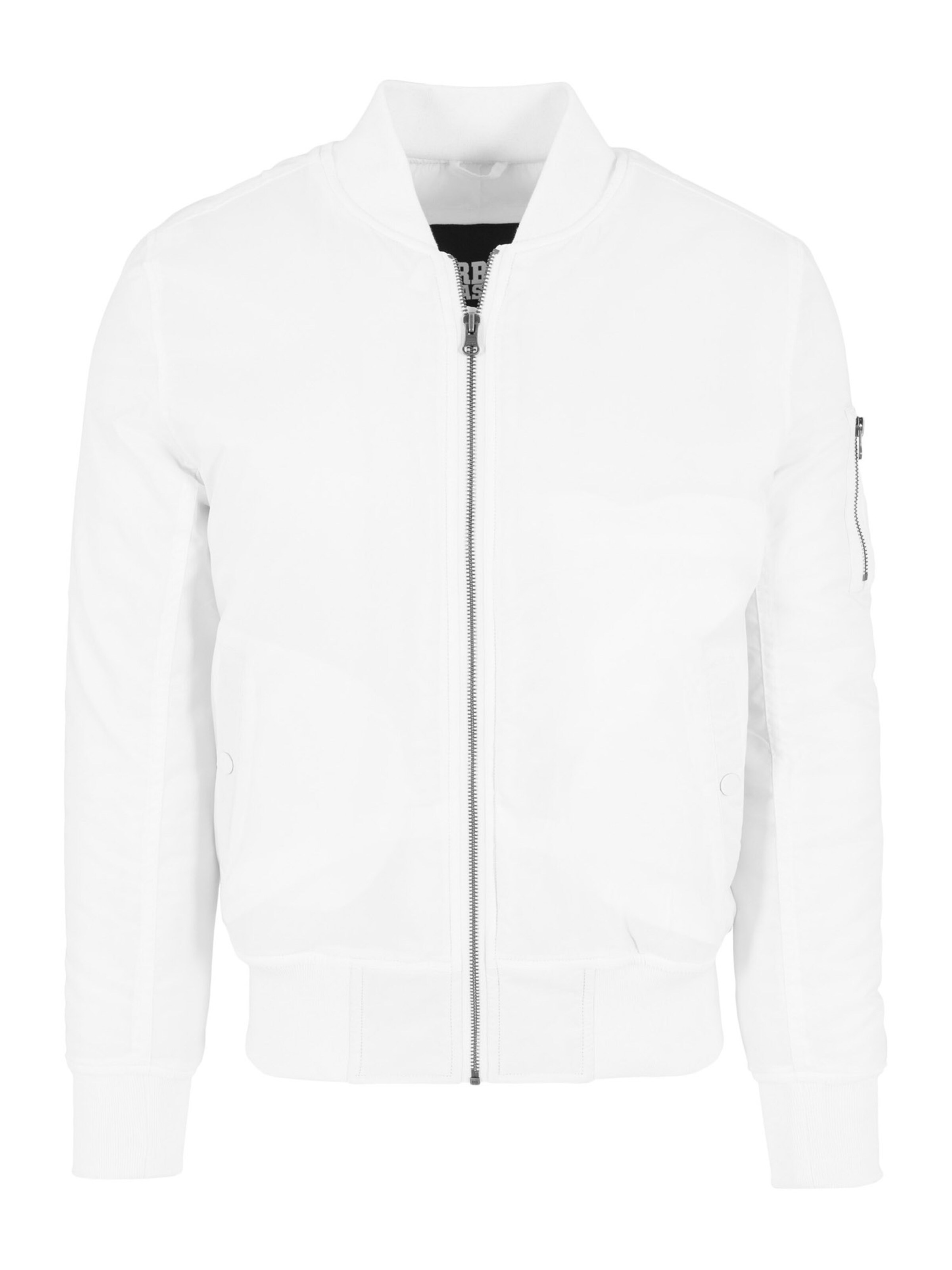 Urban Classics Преходно яке в бяло: отпред