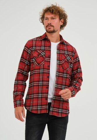 Giorgio di Mare - Regular Fit Camisa em vermelho: frente