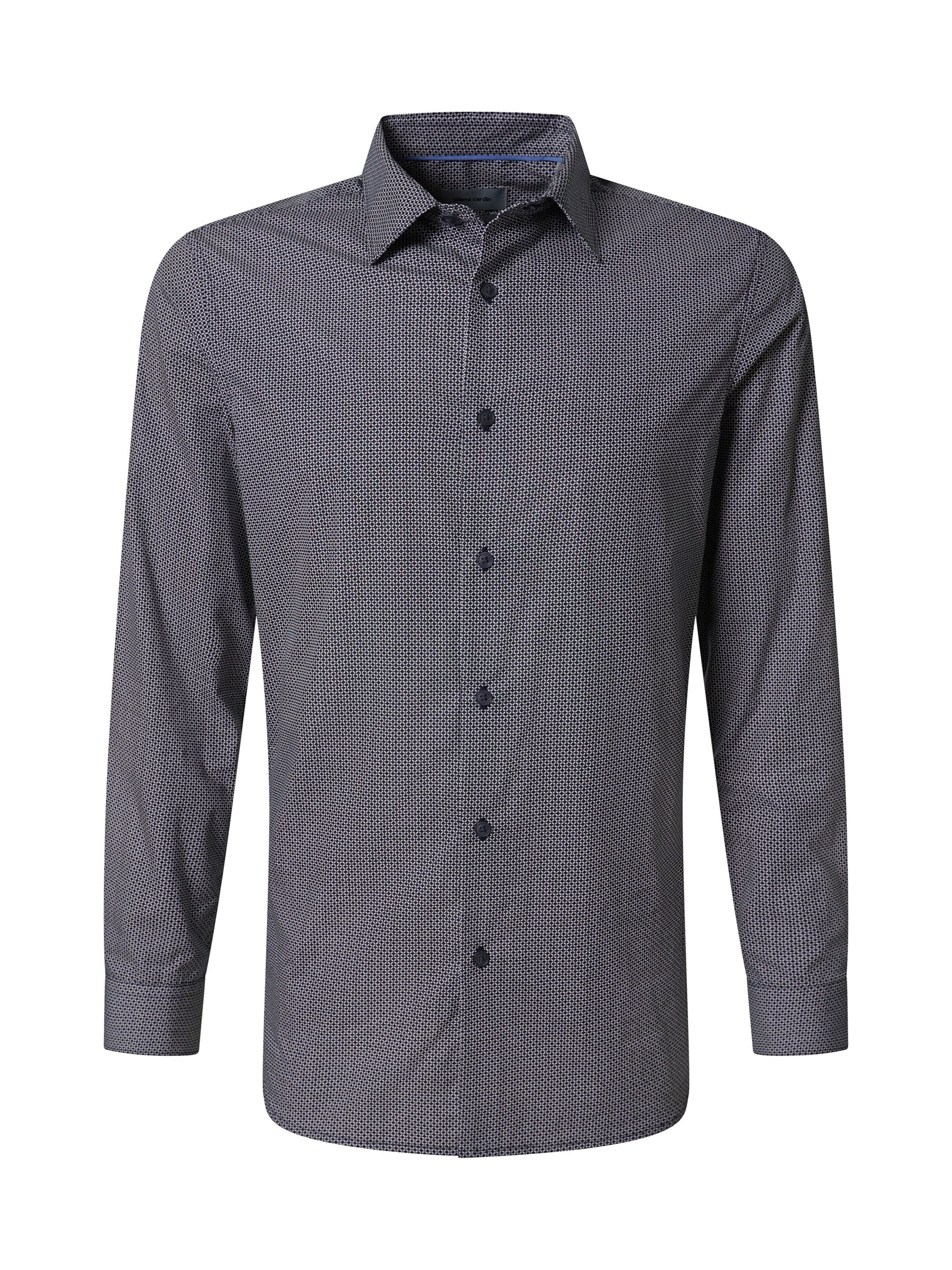 PIERRE CARDIN Slim Fit Hemd im Slim Fit in Blau: Vorderseite
