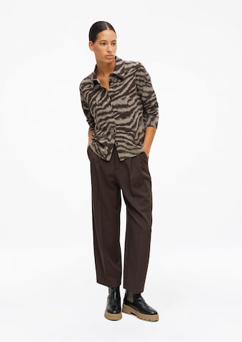 s.Oliver Blouse in Bruin: voorkant