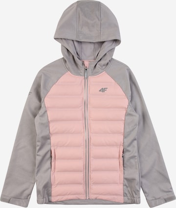 4F Sportjacke in Grau: predná strana