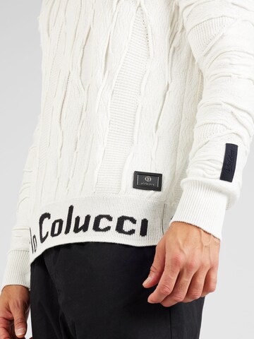 Pull-over Carlo Colucci en blanc