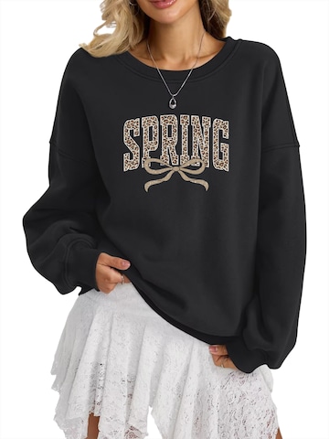 GORHEY - Sudadera en negro: frente