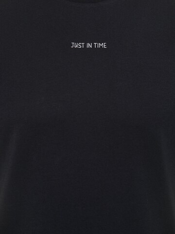 SOMWR Shirt 'ACT JUST IN TIME' in Black