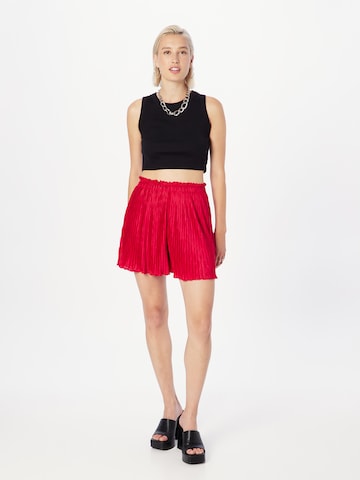 ABOUT YOU Wide Leg Hose 'Thora' in Rot