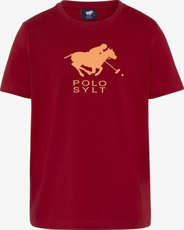Polo Sylt T-Shirt in Rot: predná strana