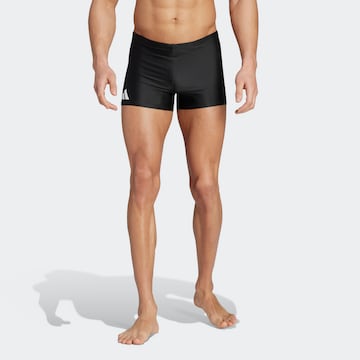 ADIDAS PERFORMANCE Athletic Swim Trunks 'Solid' in Black: front