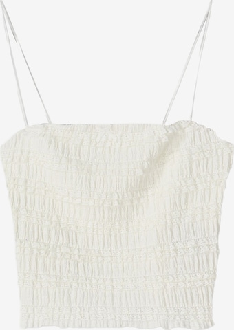 Bershka Toppi värissä valkoinen: etupuoli