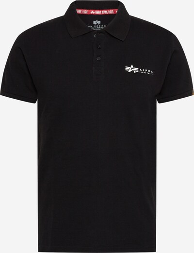 ALPHA INDUSTRIES Shirt in schwarz / weiß, Produktansicht