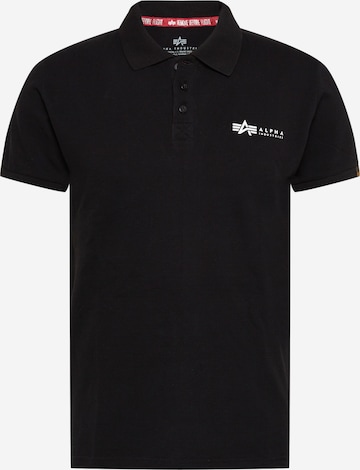 ALPHA INDUSTRIES Shirt in Black: front