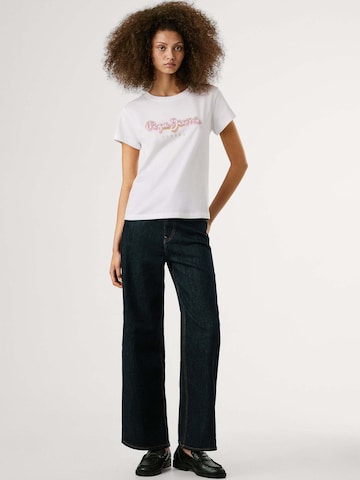 T-shirt 'BECKY' Pepe Jeans en blanc