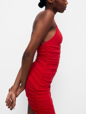 Pull&BearKoktel haljina - crvena boja
