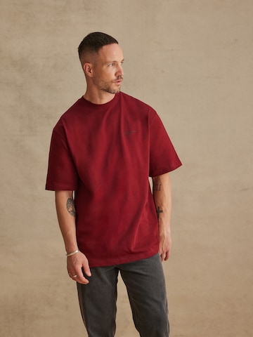 DAN FOX APPAREL Shirt 'Mirac' in Rood