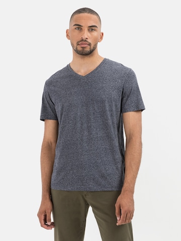 CAMEL ACTIVE Kurzarm T-Shirt aus biologischer Baumwolle in Blau: predná strana