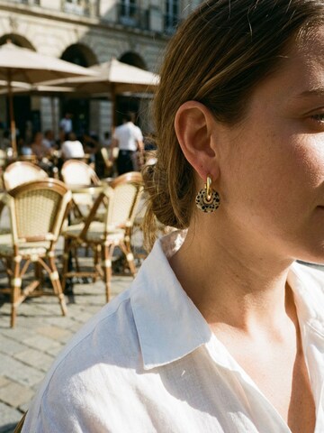Nemomatheo Earrings 'Himmelskreis' in Beige