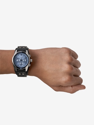 FOSSIL Analog klokke 'Coachman' i svart: forside