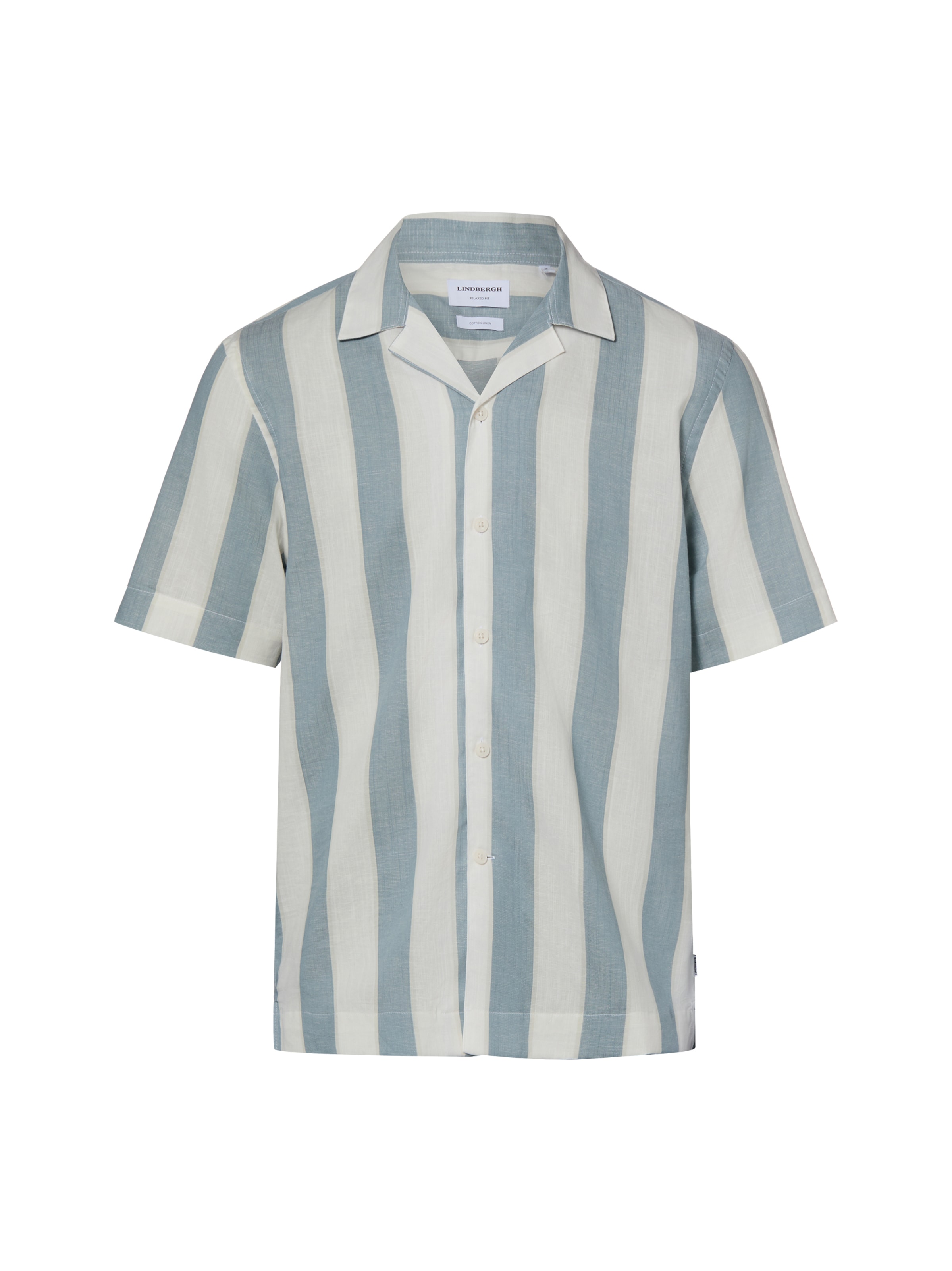 Lindbergh Regular fit Button Up Shirt in Beige: front