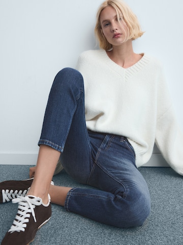 Coupe slim Jean 'NEWISA' MANGO en bleu