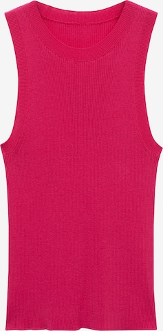 MANGO Knitted top 'KARL' in Pink: front