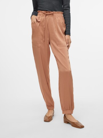 VERO MODA Loose fit Trousers in Brown: front