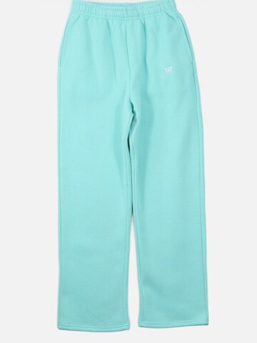 HEFTYKA Loosefit Sporthose 'OPEN' in Blau: Vorderseite