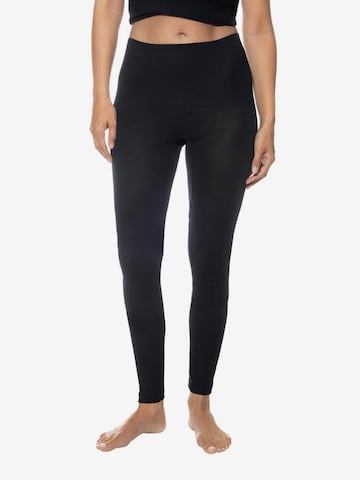 Skinny Leggings 'Wool Love' Mey en noir : devant