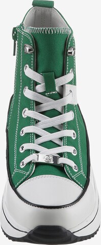 Rieker High-Top Sneakers in Green