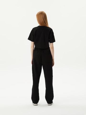 Ossy Homer Loosefit Sporthose 'Heavy Cotton 450 GSM N1Y013' in Schwarz