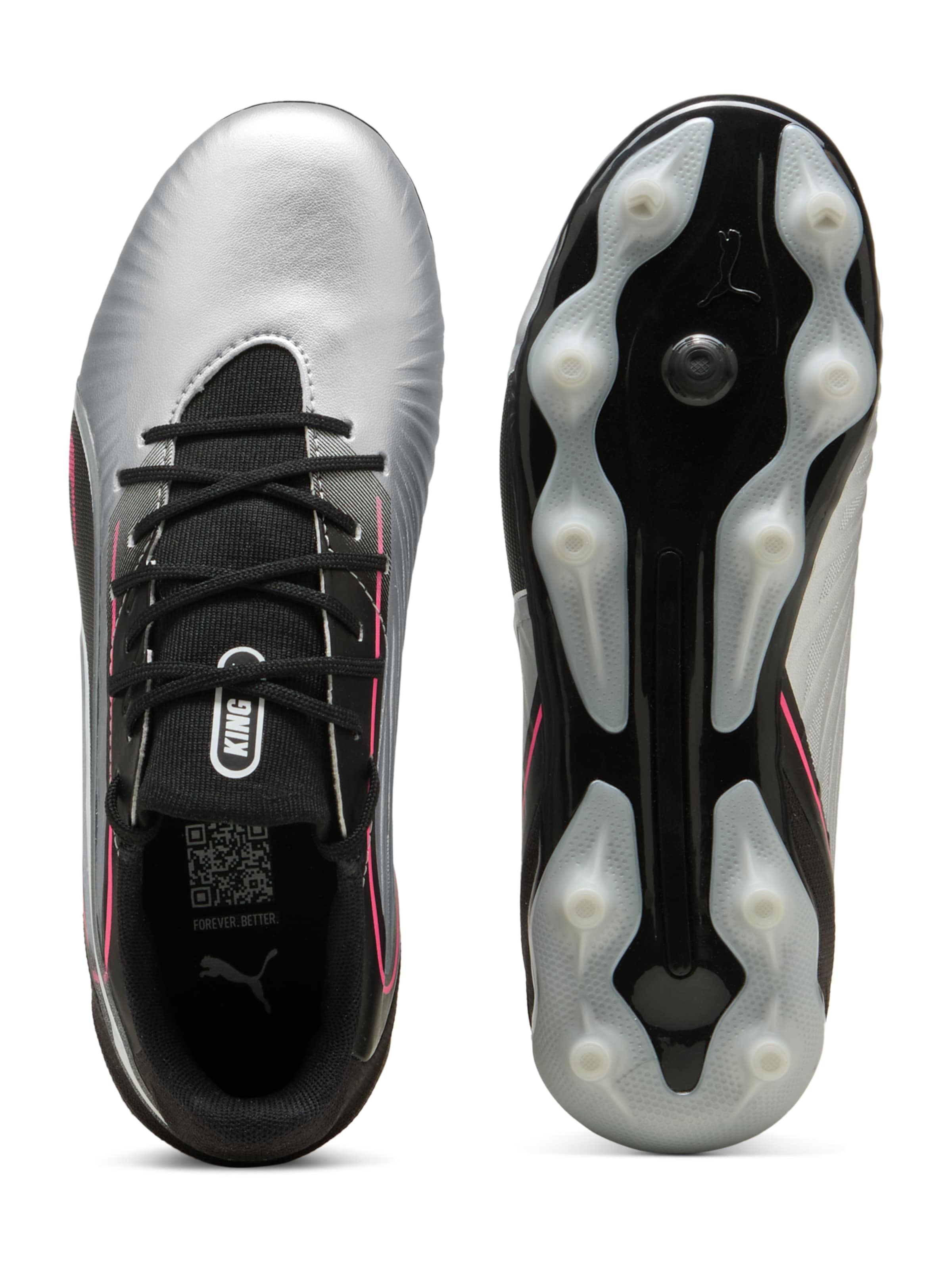 PUMA Спортивная обувь 'King Match' в Серебристый