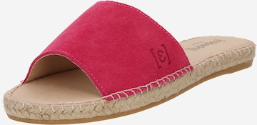 Mule 'Plage' espadrij l´originale en rose : devant